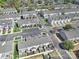 Aerial view showcases the neighborhood's well-maintained landscaping and community layout at 13376 Calloway Glen Dr, Charlotte, NC 28273