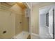 Laundry room with shelving and washer dryer hookups at 13376 Calloway Glen Dr, Charlotte, NC 28273