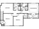 Upstairs floor plan featuring a game room, three bedrooms, two baths, and walk-in closets at 1939 Hendricks St, Rock Hill, SC 29732