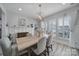 Bright dining room featuring stylish lighting and decor at 20202 Dovekie Ln, Indian Land, SC 29707