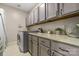 Well-equipped laundry room with plenty of cabinet space and modern appliances at 273 S Downs Way, Fort Mill, SC 29708