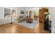 Cozy living room with hardwood floors, a soft rug, and comfortable seating at 273 S Downs Way, Fort Mill, SC 29708