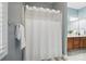 Bathroom includes a single sink vanity with wood cabinets, along with a shower and bath at 3011 Patrick Place Cir, Clover, SC 29710