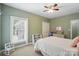Bedroom featuring a window and a ceiling fan for comfort and ample natural light at 3011 Patrick Place Cir, Clover, SC 29710