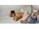 Cozy living room area featuring a comfortable sofa, tv, and wood coffee table at 3011 Patrick Place Cir, Clover, SC 29710