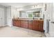 Bright bathroom with granite counters, tiled floors and double sinks at 3095 Foggy Hollow Ln, Clover, SC 29710