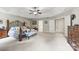 The main bedroom has a king bed, sitting bench, and ample space at 3095 Foggy Hollow Ln, Clover, SC 29710