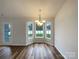 Dining area with bay window provides natural light and backyard views at 4147 Timberwood Dr, Gastonia, NC 28056