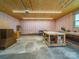 Insulated garage with ample workspace and storage, perfect for projects and organization at 4189 Brandy Creek Ct, Clover, SC 29710
