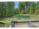 A backyard featuring a fenced yard and trees at 4195 Island Fox Ln, Denver, NC 28037