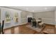 Traditional dining room with hardwood floors and fireplace at 605 Ottawa Dr, Rock Hill, SC 29732