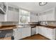 Bright kitchen with stainless steel sink and white cabinetry at 605 Ottawa Dr, Rock Hill, SC 29732