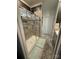Beautiful bathroom featuring tiled shower with glass door and gray vanity at 6499 Gopher Rd, Lancaster, SC 29720