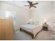 Comfortable bedroom with natural light, a ceiling fan, and tasteful furnishings, perfect for relaxing at 7518 Porrera St, Charlotte, NC 28214