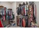 Spacious walk-in closet with plenty of hanging and shelving space for optimal organization at 7518 Porrera St, Charlotte, NC 28214