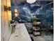 Walk-in shower with unique tile and modern shower head at 815 21St Avenue Nw Dr, Hickory, NC 28601
