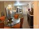 Open-concept kitchen and dining area with modern fixtures and stainless appliances at 815 21St Avenue Nw Dr, Hickory, NC 28601