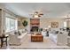 Inviting living room with a cozy brick fireplace and ample seating at 904 Sunbeam Dr, Lincolnton, NC 28092