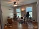 Spacious room with ceiling fan and multiple windows, suitable for recreation or bedroom use at 154 Tiger Oak Ln, Rockwell, NC 28138