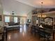 Inviting living room featuring hardwood floors, neutral tones, and lots of natural light at 154 Tiger Oak Ln, Rockwell, NC 28138
