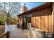 Well-maintained deck with sliding glass door entry to the home at 1713 12Th Ne St, Hickory, NC 28601