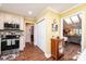 A bright kitchen adjacent to the breakfast nook and living area at 1713 12Th Ne St, Hickory, NC 28601