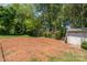 Expansive backyard featuring a storage shed, providing ample space for outdoor activities and storage at 3000 Imperial Dr, Gastonia, NC 28054