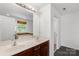 A primary bathroom featuring double sinks and large mirrors at 3214 Park South Station Blvd, Charlotte, NC 28210