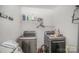 Laundry room featuring a washer, dryer, and shelving for storage at 3882 Shasta Cir, Clover, SC 29710
