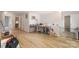 Open concept living space with wood flooring and natural light at 3882 Shasta Cir, Clover, SC 29710