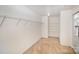 Carpeted walk-in closet with metal shelving for organized storage at 3882 Shasta Cir, Clover, SC 29710