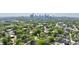 A beautiful view of the skyline of Charlotte, NC, surrounded by lush trees at 420 Solomon St, Charlotte, NC 28216