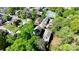 An aerial view of the property, highlighting its beautiful surroundings at 420 Solomon St, Charlotte, NC 28216