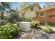 Backyard featuring a generator and lush greenery at 6921 Thermal Rd, Charlotte, NC 28211
