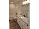 Modern bathroom features white cabinetry, granite countertops, and a shower/tub combo at 833 Arlington Ave, Rock Hill, SC 29730