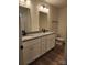 Bathroom with double sinks, granite countertops, and modern fixtures at 833 Arlington Ave, Rock Hill, SC 29730
