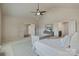 Bright main bedroom features a vaulted ceiling and an ensuite bathroom at 9069 Blue Ridge Dr, Indian Land, SC 29707