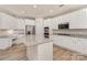 Modern kitchen with granite countertops, stainless steel appliances, and white cabinetry at 10325 Merlin Meadows Ct, Charlotte, NC 28277