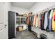 Spacious walk-in closet with metal shelving and ample storage for clothes and accessories at 1129 Black Walnut Rd, Clover, SC 29710