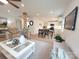 Well-lit living area with an open layout to the dining and kitchen, ideal for entertaining at 1421 Van Nuys St, Salisbury, NC 28144