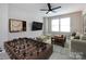 Entertainment room with foosball table, TV, and comfortable seating arrangement at 15225 Kissimmee Ln, Mint Hill, NC 28227