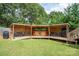 Backyard featuring a covered deck, and grill, a space for outdoor gatherings at 1812 Sam Smith Rd, Fort Mill, SC 29708