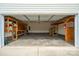 A well-organized garage with two custom workbenches for various DIY projects, showcasing efficiency at 1812 Sam Smith Rd, Fort Mill, SC 29708