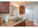 Kitchen sink and granite counters with window, cabinet, and stainless dishwasher at 1812 Sam Smith Rd, Fort Mill, SC 29708