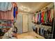 Walk-in closet with ample storage space and organizational shelving at 2006 Kollege Ln, Crouse, NC 28033