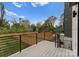 Relax on this new deck with horizontal railings and a large grassy backyard at 215 Keswick Ave, Charlotte, NC 28206