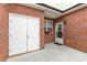Outdoor patio with storage and brick exterior at 3921 Sage Ct, Denver, NC 28037