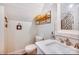 Bathroom features include a vanity, toilet and wall decor at 428 Pinehaven Dr, New London, NC 28127