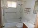 Bathroom featuring a tub and shower combo and a vanity at 543 Queens Rd, Gastonia, NC 28052