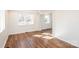 Bright and airy living room with luxury vinyl plank flooring and fresh paint at 678 Wagner St, Troutman, NC 28166